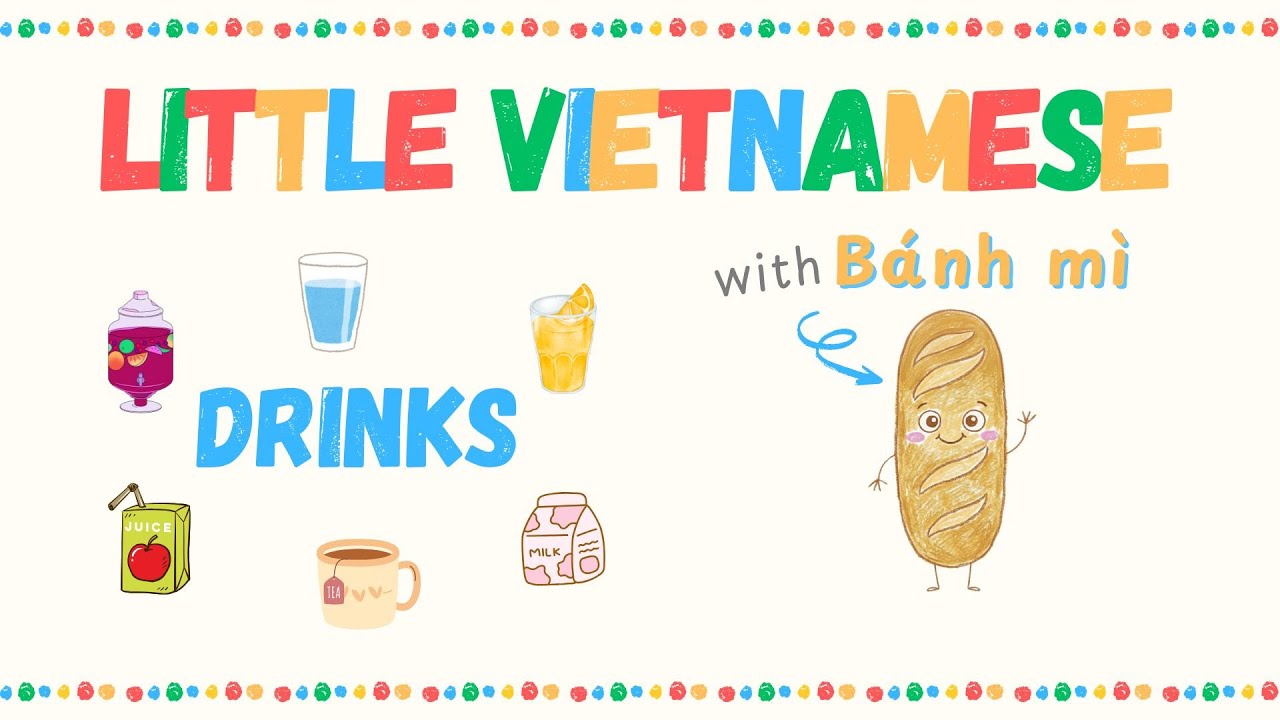 VIETNAMESE FOR KIDS | Drinks