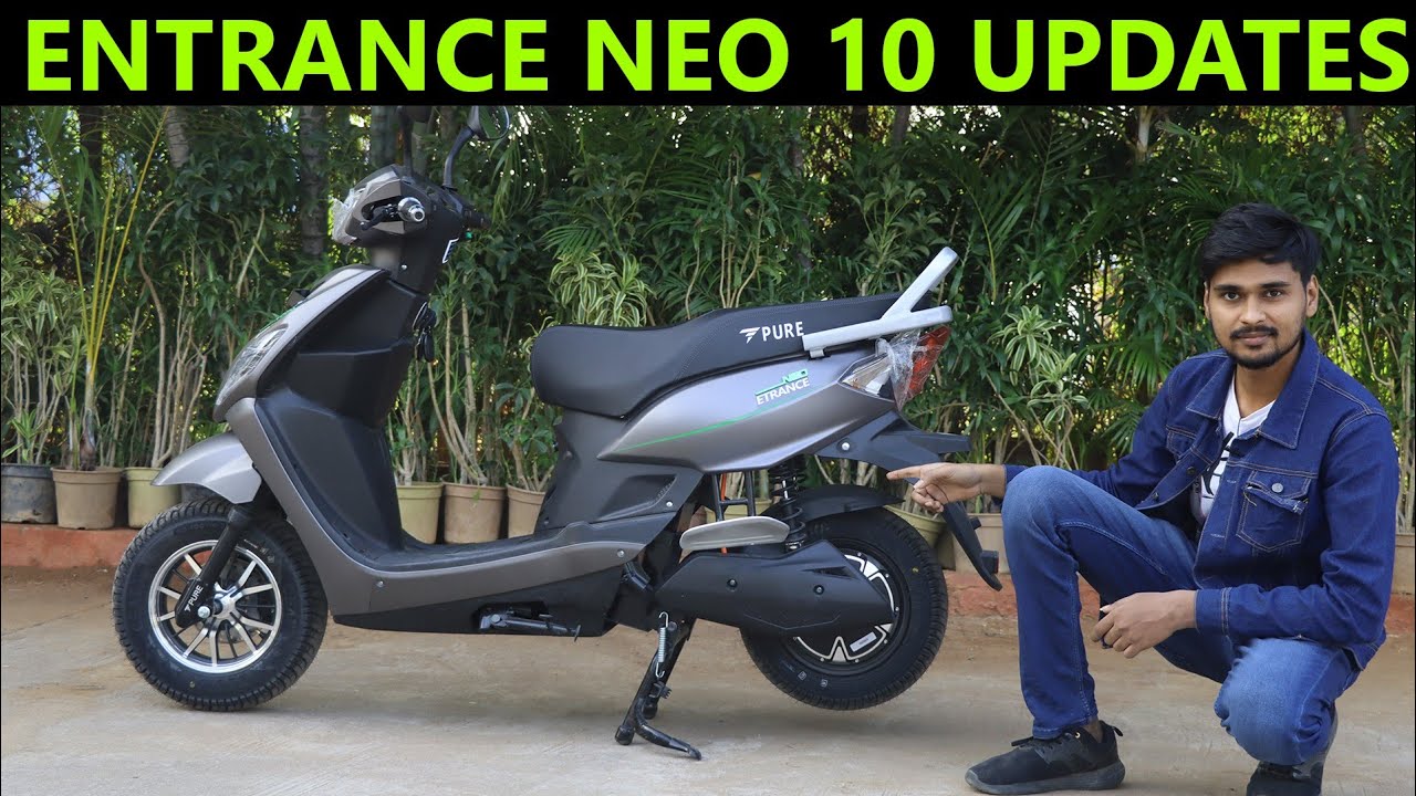 Etrance Neo Electric Scooter 10 Latest Upgrades - Pure EV