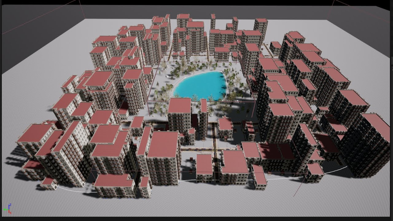 Ultimate City PCG. Полностью процедурный генератор городов в Unreal Engine 5.5. - Шаг 1 - Учебное...