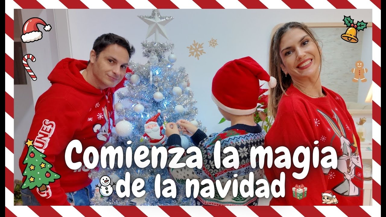 NAVIDAD en Sevilla: Luces, mapping y montando el árbol en familia | Vlog familiar