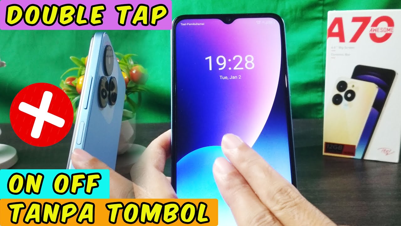 Cara On Off Itel A70 dan Semua Tipe Smartphone Tanpa Tombol Power !