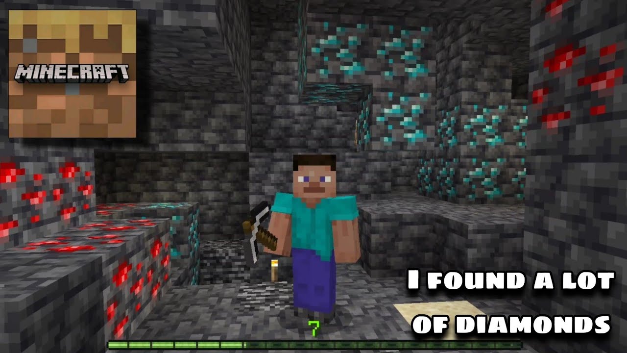 Как найти алмазы в пробной версии Minecraft