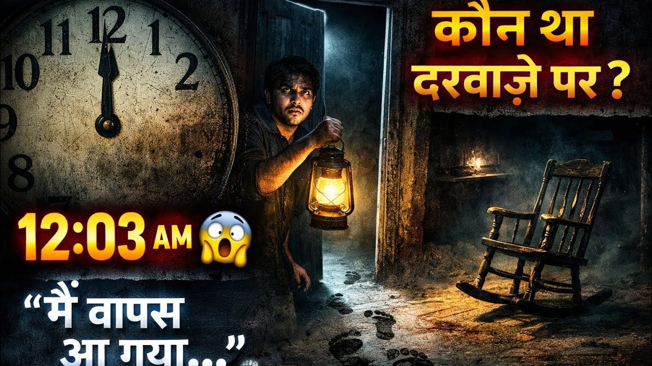 रात 12:03 की दस्तक 😨 | जब दरवाजा खुला ... और कोई नहीं था !