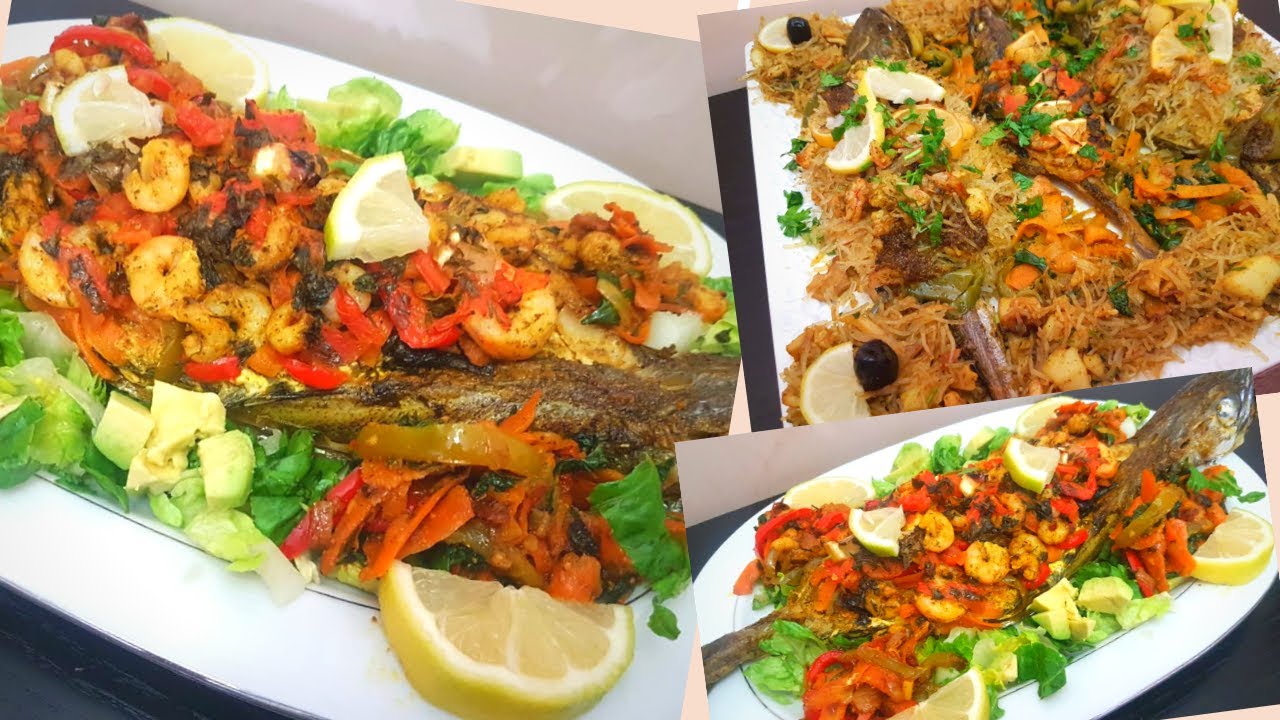 Poisson Merlan farci au Four سمك الميرلان معمر في الفرن بحشوة رائعة و ألذ ما يكون