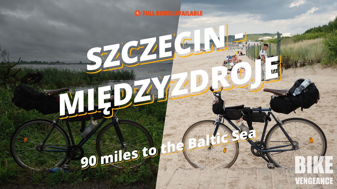 HOLIDAYS! 90 MILES TO THE BATIC SEA. Szczecin - Międzyzdroje on a single speed bike.