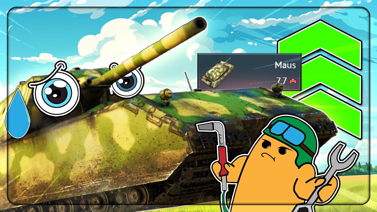 The Maus Grind... Stock To Spaded Challenge - War Thunder Maus Gameplay