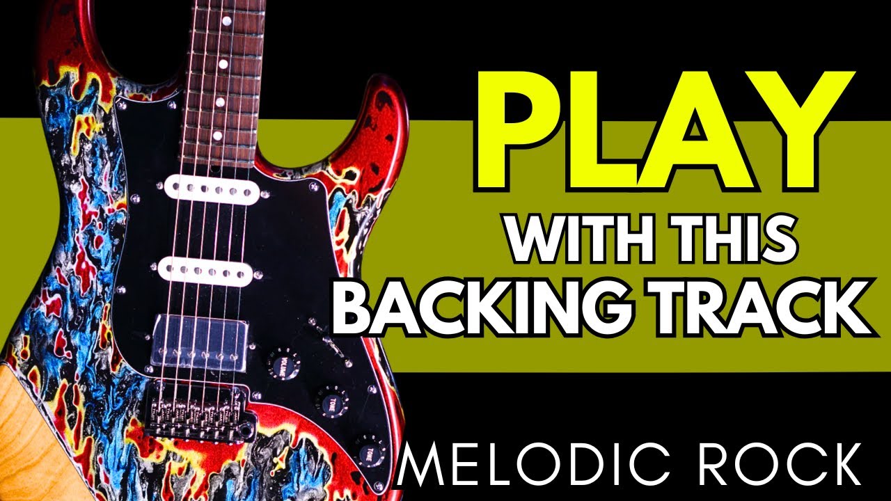 Expressive Melodic Rock Backing Track Instrumental D Minor