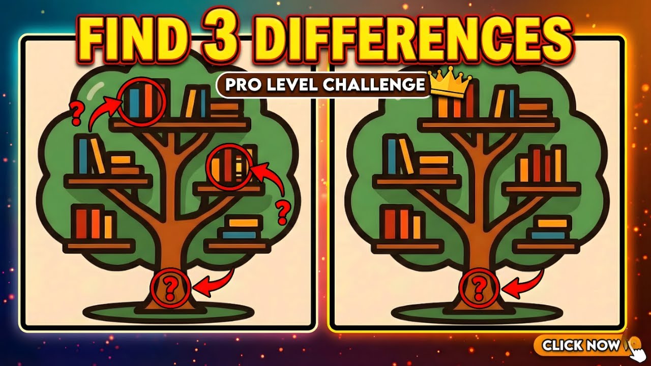 Only 1% Can Spot All 3 Differences 🔍 | 12 Puzzles | Eye Test Challenge