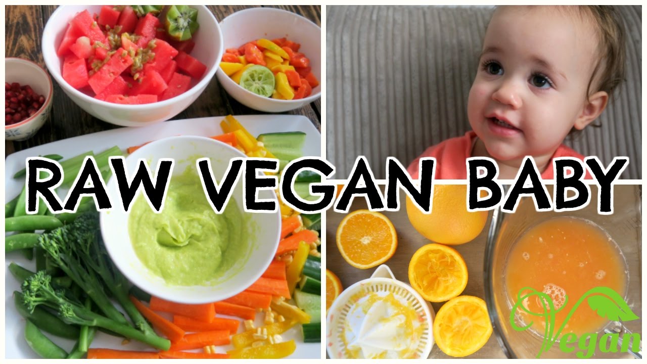 WHAT MY VEGAN BABY EATS | RAW VEGAN 1 YEAR OLD