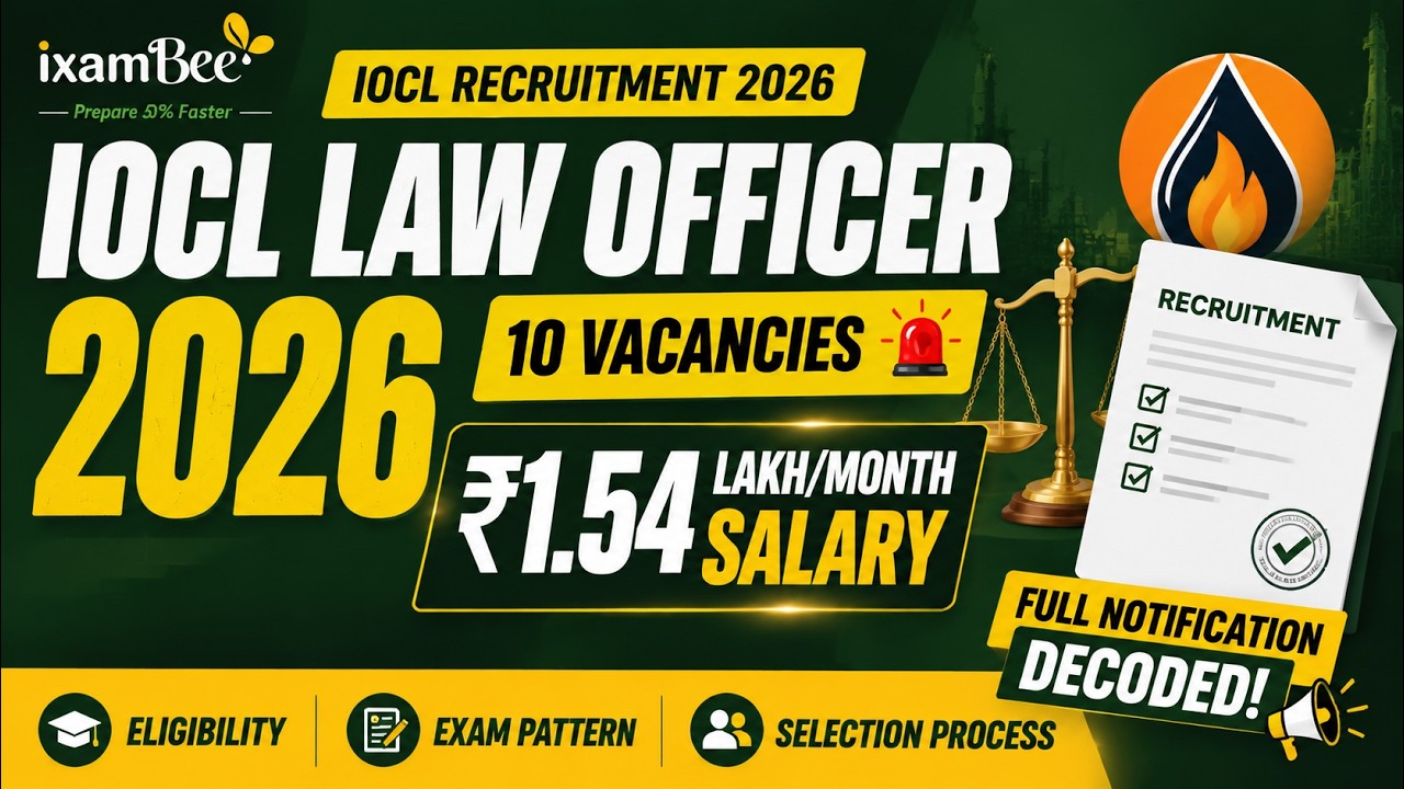 IOCL Law Officer 2026 🚨 10 вакансий | Зарплата 1,54 млн ₹ в месяц | Полный разбор уведомления!