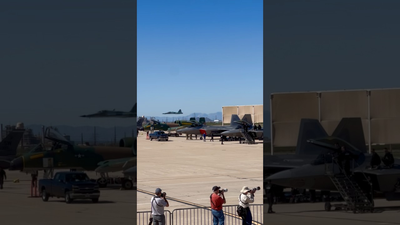 F-5 Tiger II insanely high speed pass! 💨💨