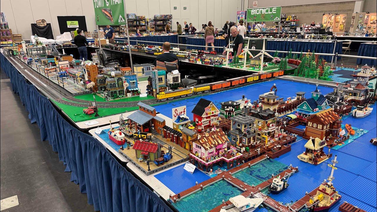 LEGO Train Layout With Large Rail Yard - Bricks Cascade 2026