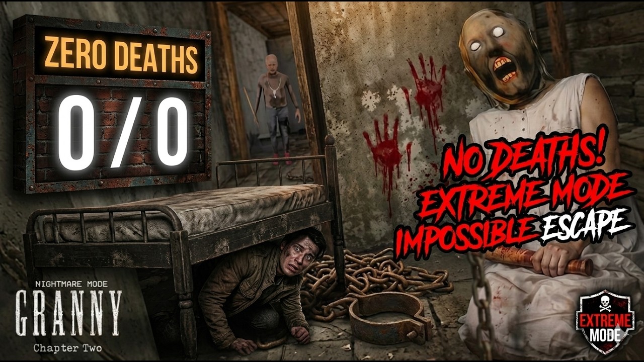 🔴 LIVE: GRANNY CHAPTER 2 EXTREME MODE ESCAPE! 😱 (Bhoot Wali Game) | Granny Is Back! 🔥
