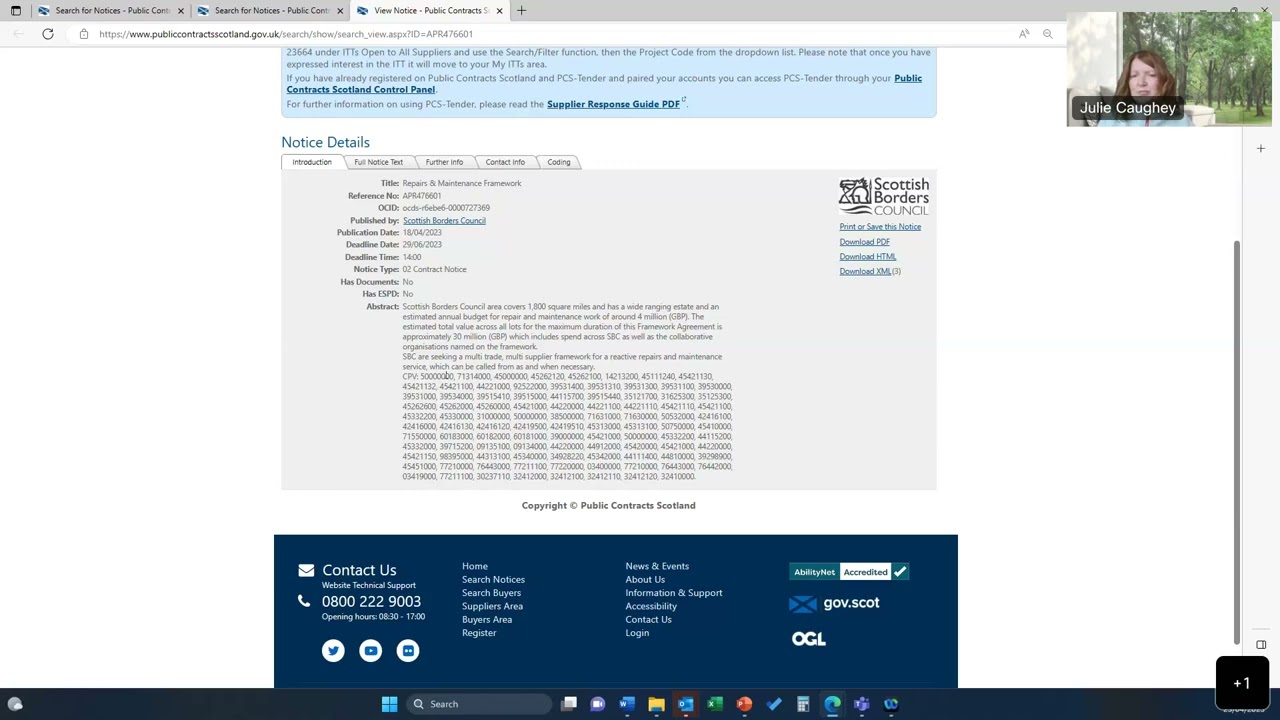 SBC   Repairs & Maintenance Framework 1 230425