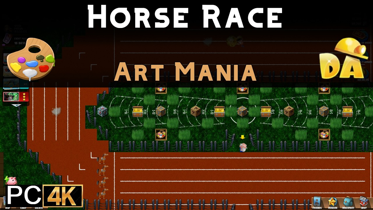 Horse Race | Art Mania (PC) | Diggy's Adventure