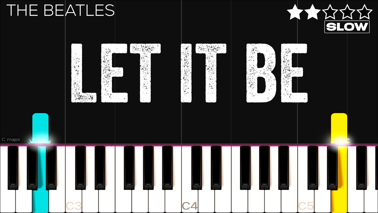 The Beatles - Let It Be | EASY Piano Tutorial