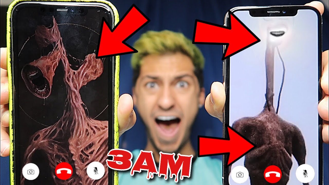 DO NOT FACETIME SIREN HEAD AND HEAD LIGHT AT 3AM!! *OMG THEY ACTUALLY CAME TO MY HOUSE*