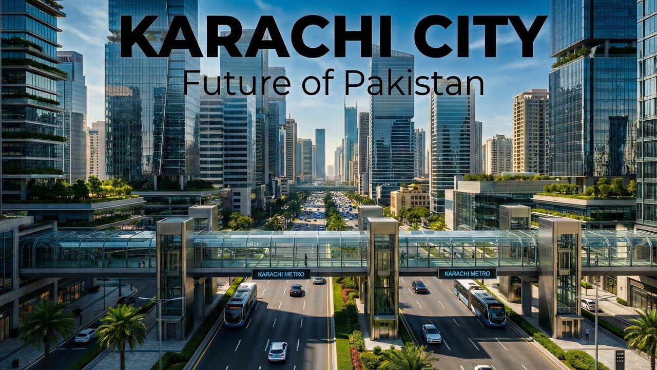 Karachi City Future | Realistic Future Development Vision | 4K HDR Cinematic Experience #karachi 