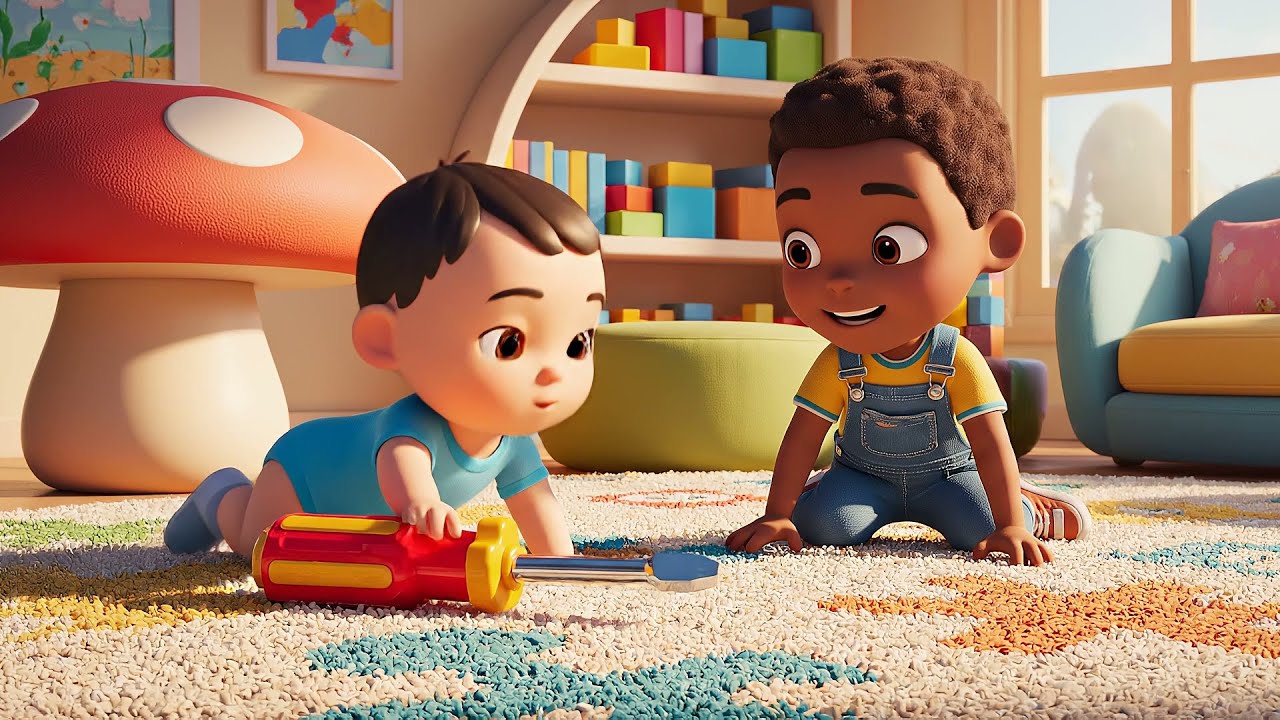El bebé Tommy de Rugrats escondió el destornillador | Rimas Infantiles y Canciones para Niños