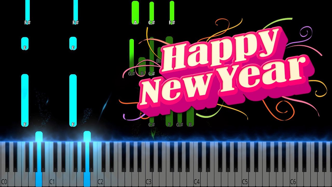 ABBA - Happy New Year Piano Tutorial