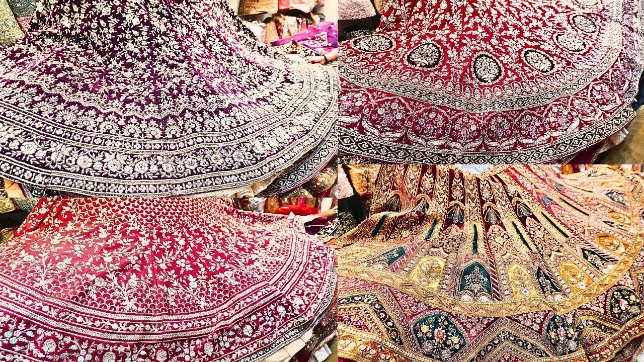 Wedding Bridal Lehenge Latest Design Handwork and Girlish Lehenga In Aminabad