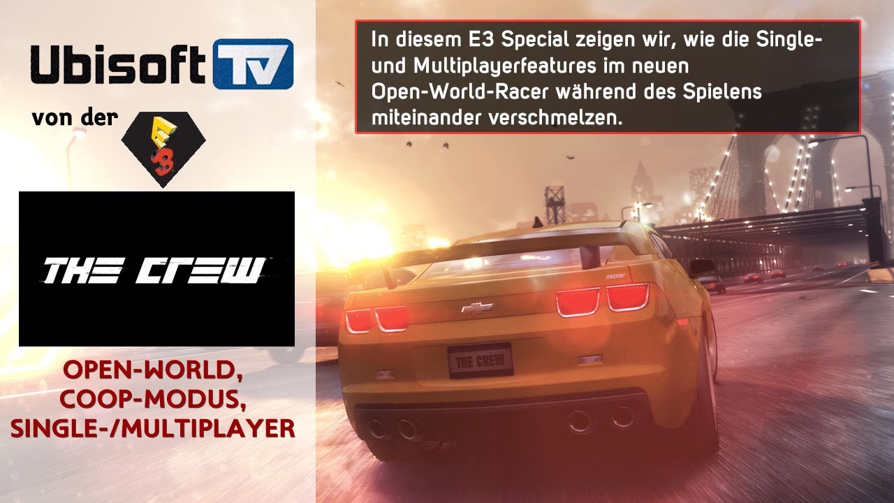 THE CREW: Open-World, Soziale Features, Coop-Modus