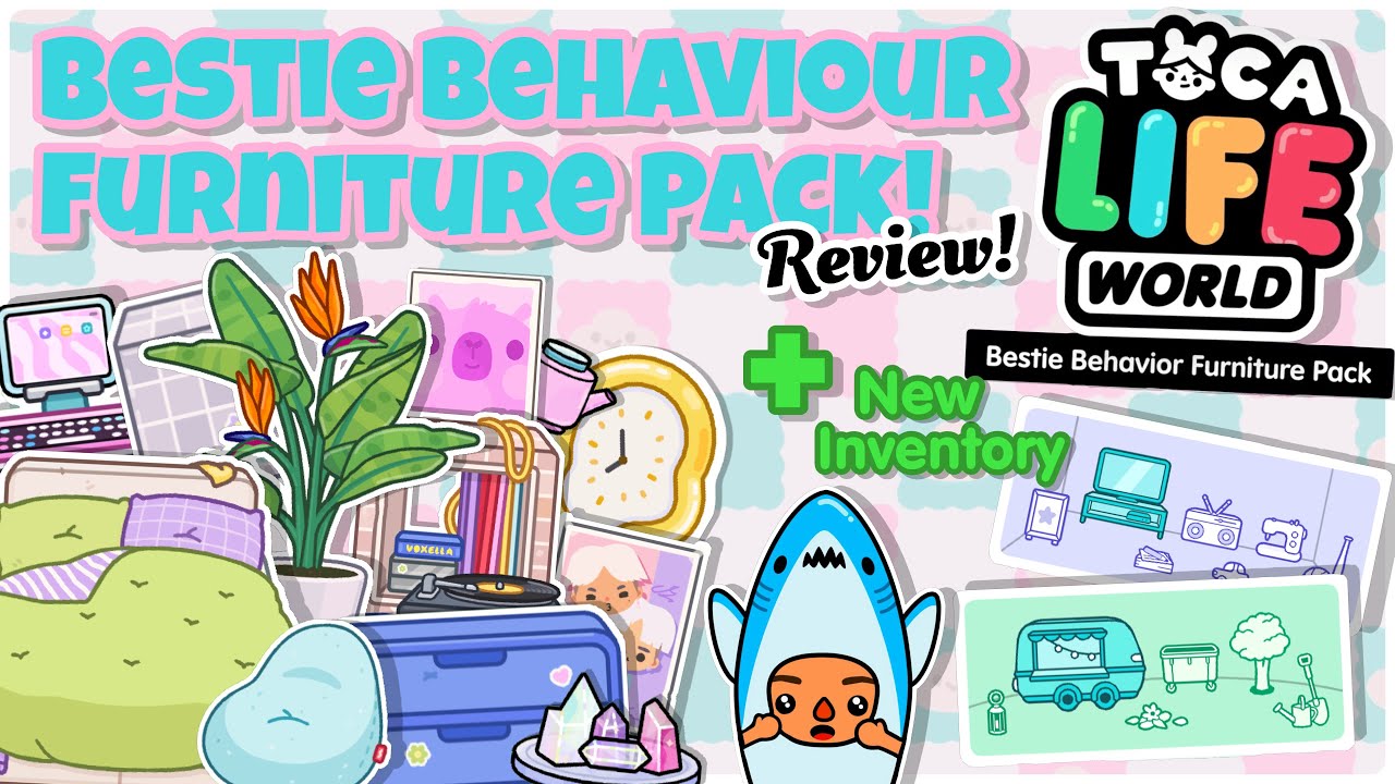 Toca Life World | Bestie Behaviour Furniture Pack Review! 🏡 | Toca Boca (OUT NOW!)