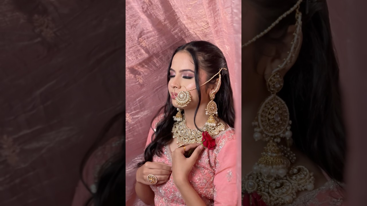 For bookings: +91 7340842335 #bridalmakeup #bride #makeupartist #punjab #jagraoncity