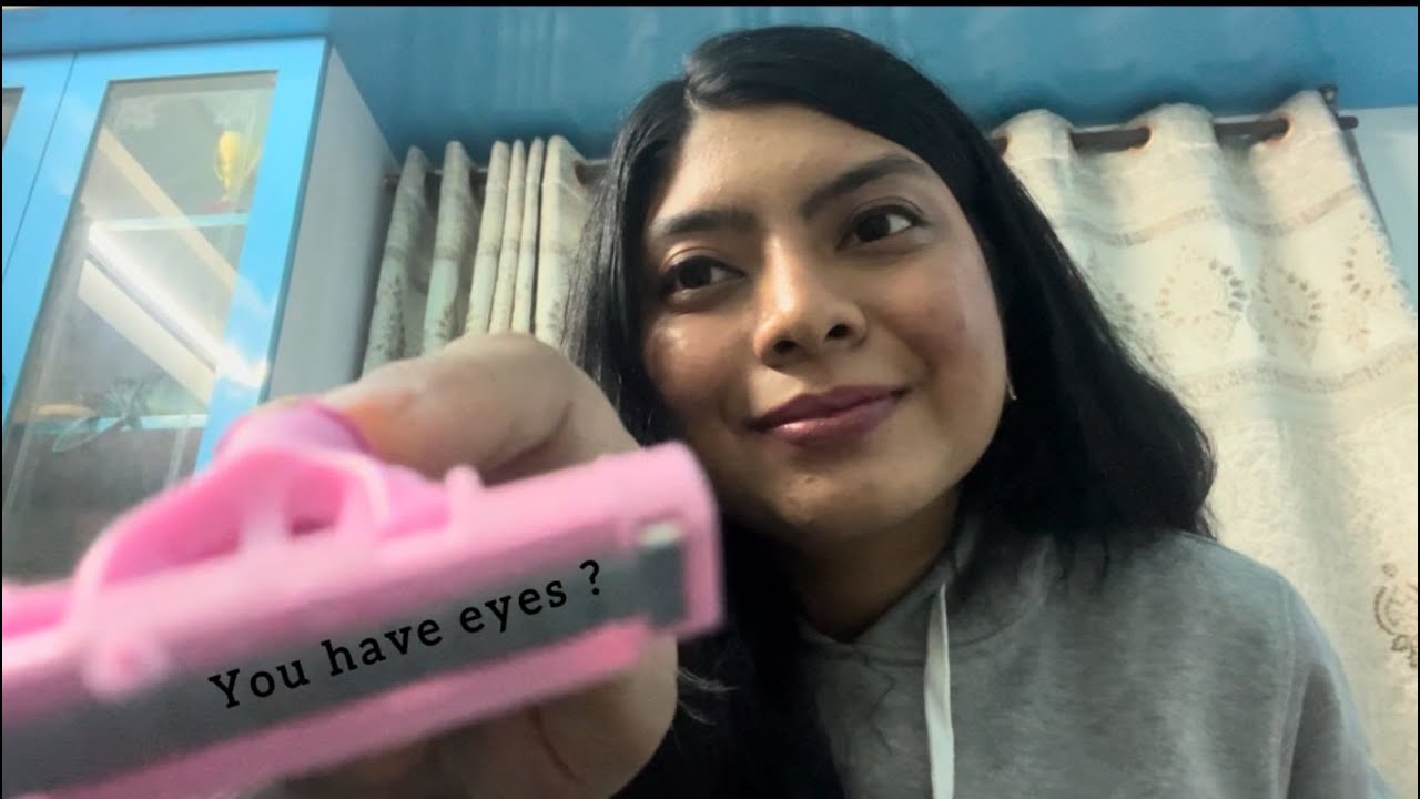Soft spoken ASMR  Eye checkup roleplay (in Hindi with subtitles)