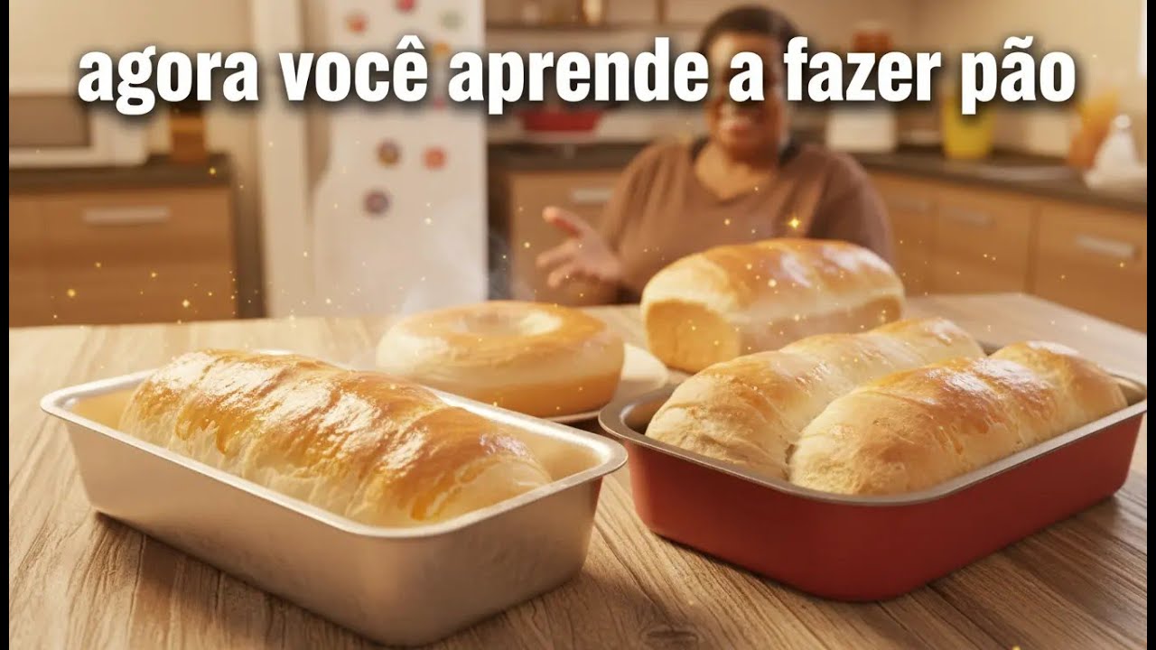 Pão fofinho feito com água