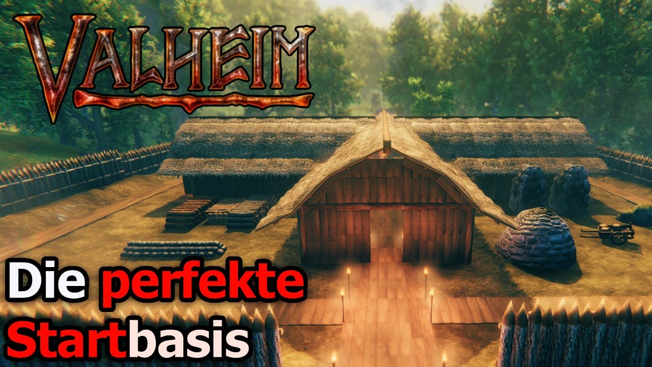 Valheim // perfekte Startbasis - sicher und effizient
