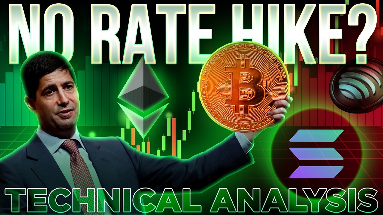 Rate Hike Odds Fall📉Crypto Pumps📈Technical Analysis @TimWarrenTrades