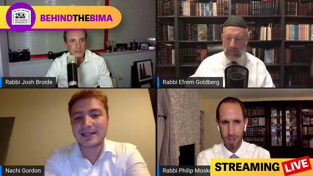 #21: Behind the Bima - Special Guest: Nachi Gordon, Founder of Meaningful Minute