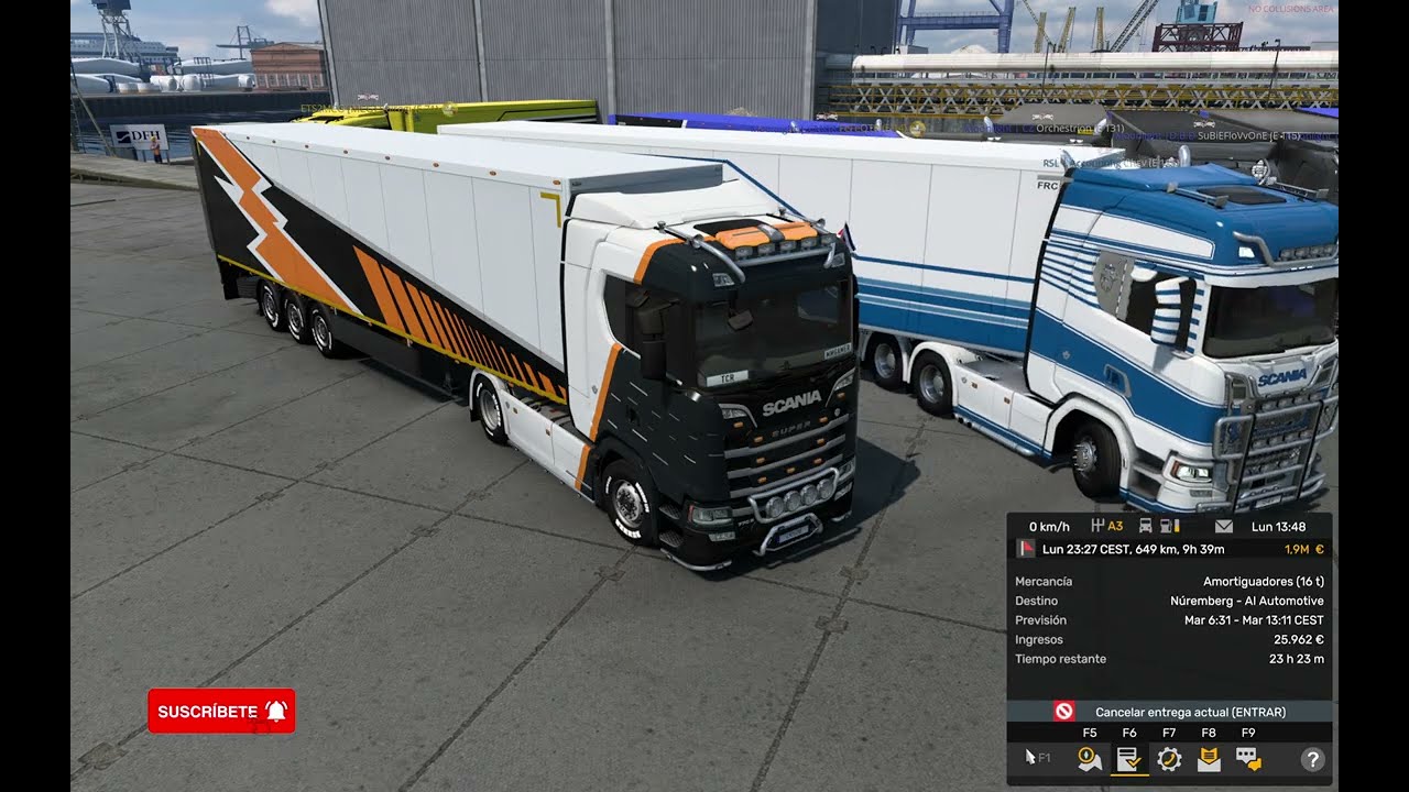 Mi primer CONVOY con unos 200 jugadores y choco #10 | EURO TRUCK SIMULATOR