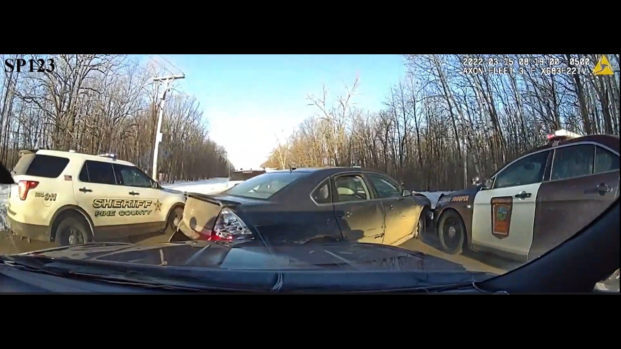 Minnesota State Patrol PURSUIT w/Box-In, PIT, & TASER Deployment (Duluth District 03/15/2022)