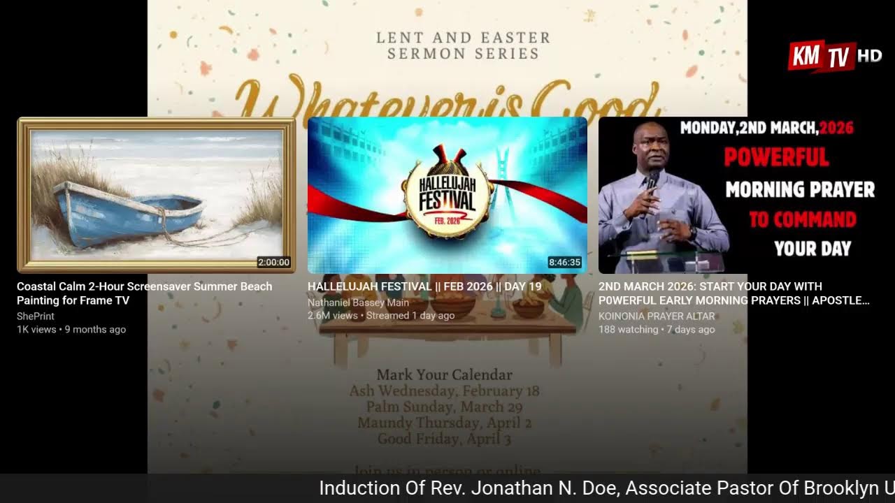 Induction Of Rev. Jonathan N. Doe Associate Pastor, Brooknyn United Methodist Church.