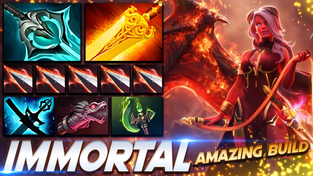 Queen of Pain Amazing Build - Dota 2 Pro Gameplay [Watch & Learn]