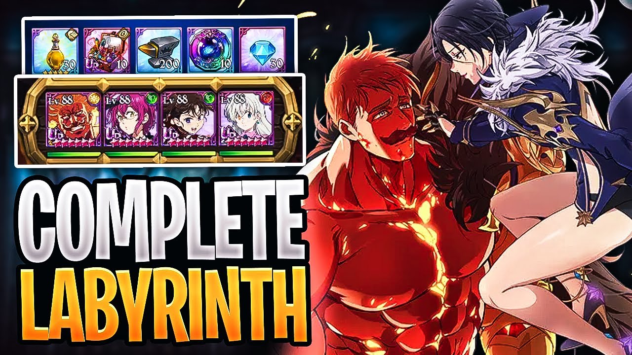 *VERY EASY* Complete LABYRINTH Guide Season 21! New Years Update | Seven Deadly Sins: Grand Cross