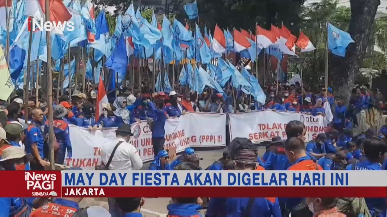 50 Ribu Buruh akan Gelar Demo Hari Buruh Internasional Hari ini #iNewsPagi 14/05