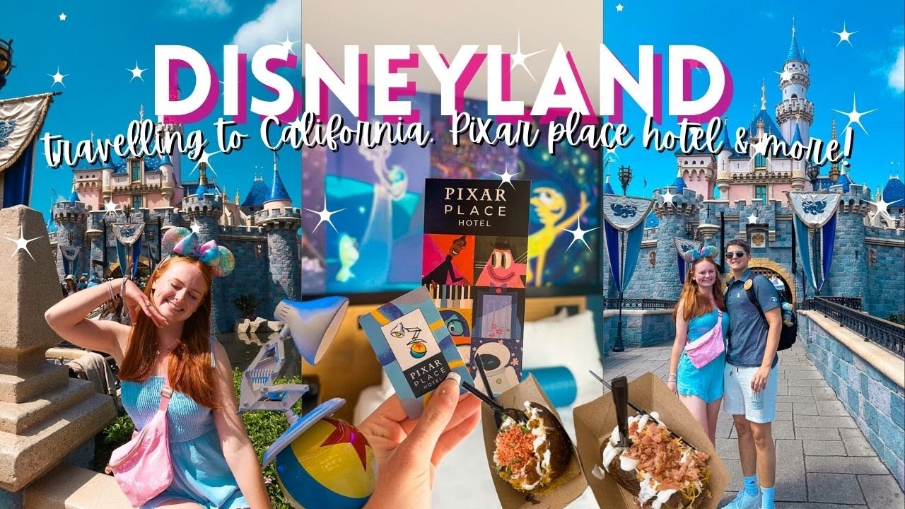 DISNEYLAND DAY ONE | Travelling to California, Checking into the Pixar Place Hotel & More!✨✈️