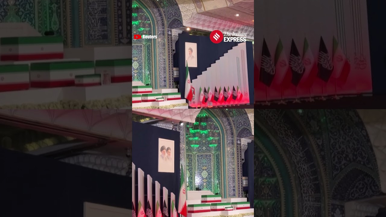 Khamenei & Family's Coffins Lay in State as Iran Mourns