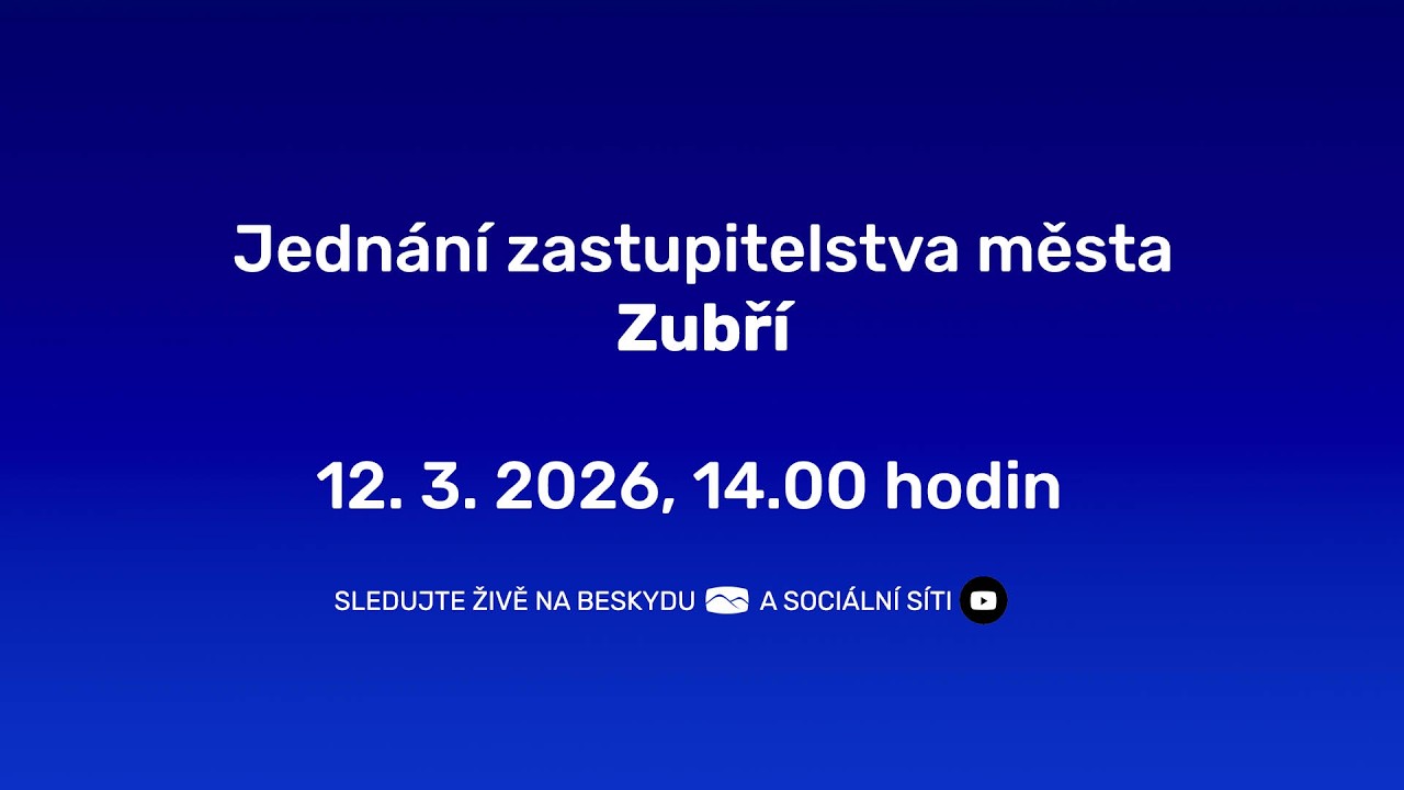 Jednání zastupitelstva města Zubří | 12.3.2026