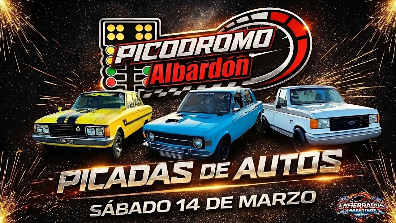 AUTOS MUY RÁPIDOS 🚀en las PRUEBAS LIBRES🔥/Picodromo Albardón/Sábado 14 de Marzo 