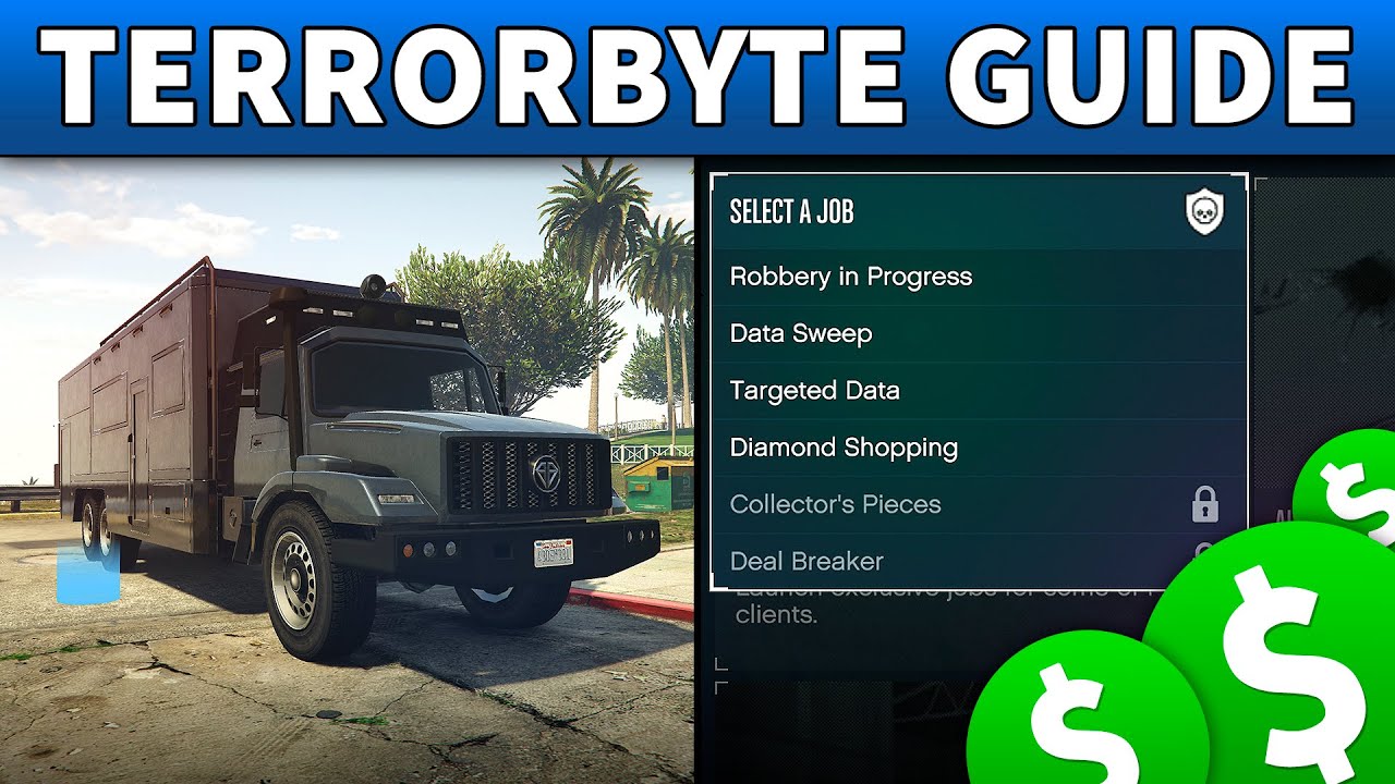 GTA 5 Terrorbyte Solo Money Guide | ALL GTA ONLINE TERRORBYTE MISSIONS (Make Money Fast Solo)