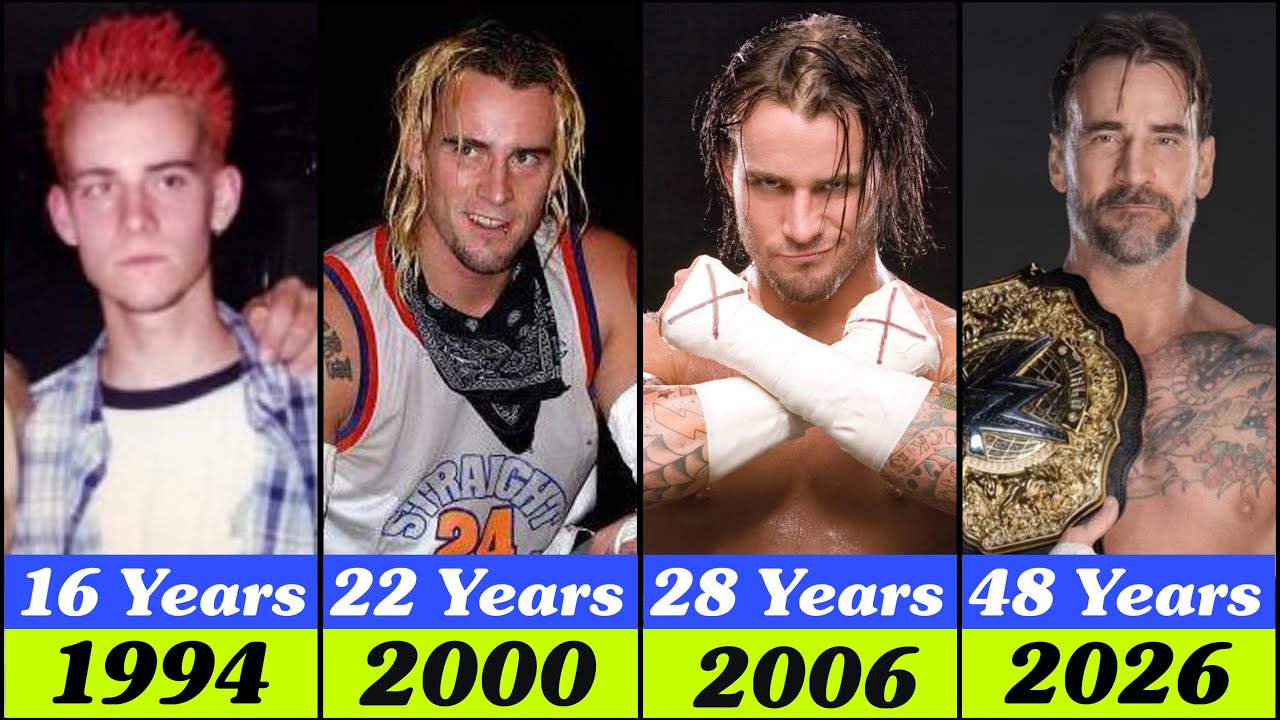 CM Punk Evolution (1978–2026) | From Age 1 to 48 – The Best in the World 🔥