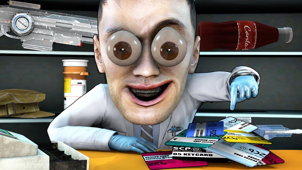 ДОБРЫЙ УЧЁНЫЙ РАЗДАЁТ ВСЕМ КАРТЫ В SCP: SECRET LABORATORY!