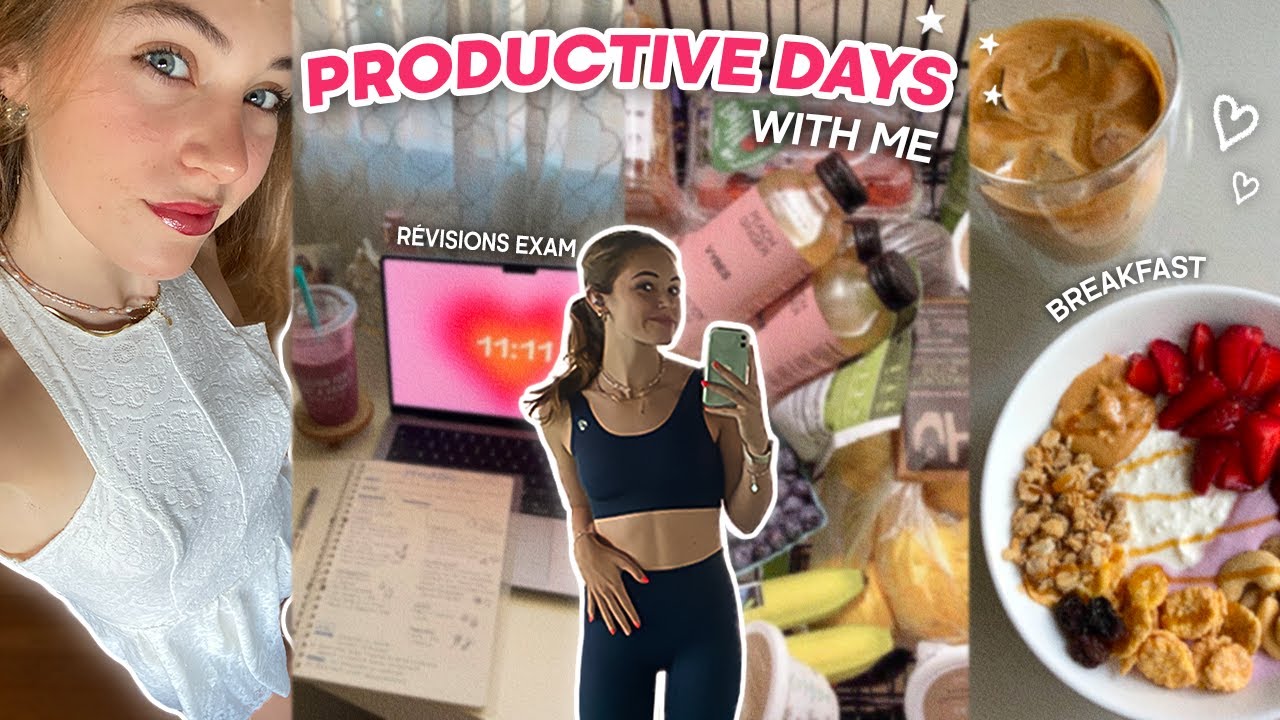 PRODUCTIVE DAYS WITH ME *organisation, revisions, shopping, that girl*