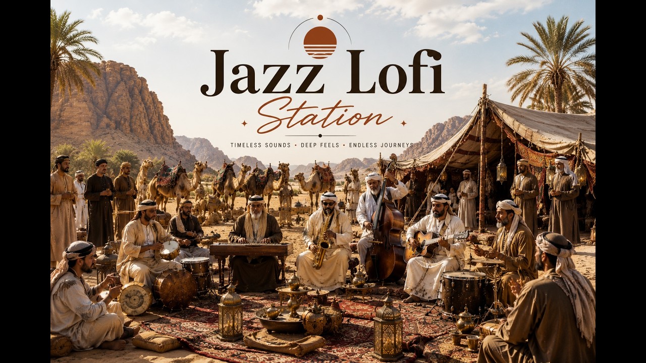 DESERT JAZZ CARAVAN&mdash;Arabian LoFi Session Midnight Caravan Experiments Vol.1 #lofijazz #arabiannights