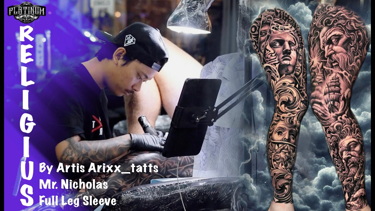 HOW TO MAKE RELIGIOS THEME TATTOO⁉️🔥 || BY ARTIST ARIXX_TATTS
