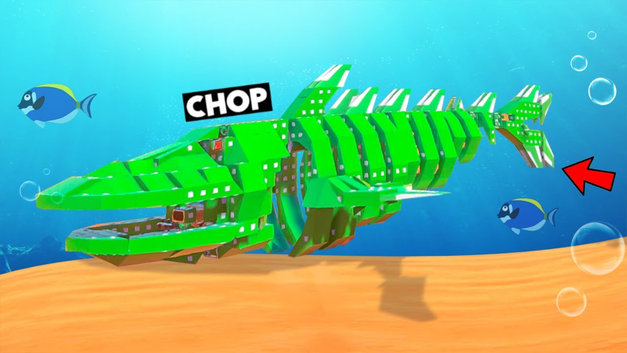 BUILDING A GIANT SHARK TO DEFEAT CHOP IN TRAILMAKERS
